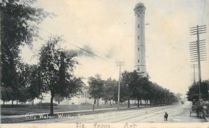 Ohio Toledo City Water Works Rotograph undivided Postcard roadside 22-9687