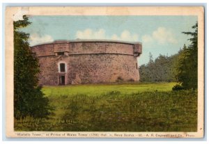 c1960's Martello Tower or Prince of Wales Tower Halifax NS Canada Postcard