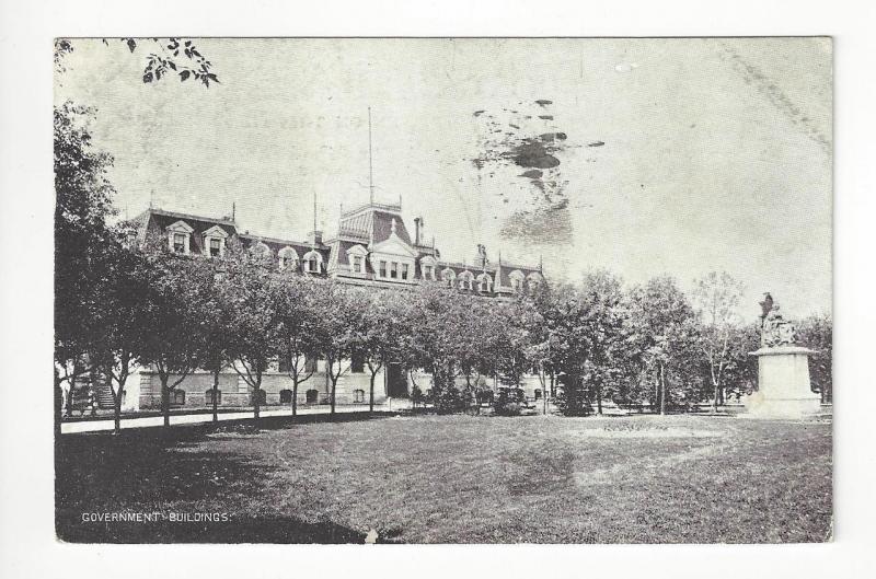 1908 Canada Photo Postcard - Winnipeg, Government Buildings (AJ47)