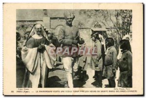 Old Postcard The Visit Mamaradjah A School Attire For The Sisters of St. Mary...