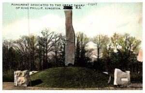 Rhode Island  Kingston , Great Swamp , King Phillip Monument