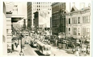 CA, San Diego, California, Fifth and Broadway, No. 52, RPPC