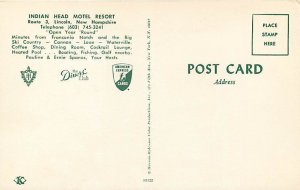 NH, Lincoln, New Hampshire,Indian Head Motel,Multi-View,Hannau Robinson No 93122