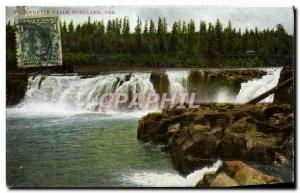 Old Postcard Willamette Falls Portland Ore