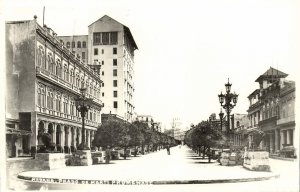 cuba, HAVANA, Prado or Marti Promenade (1940s) RPPC Postcard