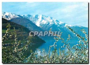 Postcard Modern Norway Kaupanger Sogn