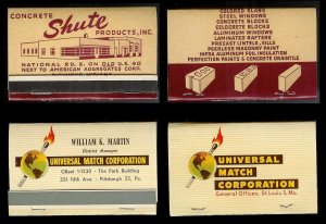 FULL UNSTRUCK MATCHBOOK Collection (32) all different from 1930s to 1950s