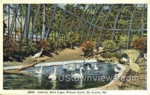 Forest Park, Bird Cage - St. Louis, Missouri MO Postcard