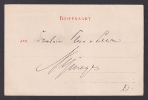 Vintage Postcard Netherlands Amsterdam Singel