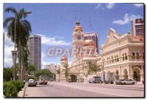 Postcard Modern Sultan Abdul Samad Building in Kuala Lumpur