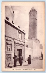 Sousse Rue du Ksar TUNISIA Postcard