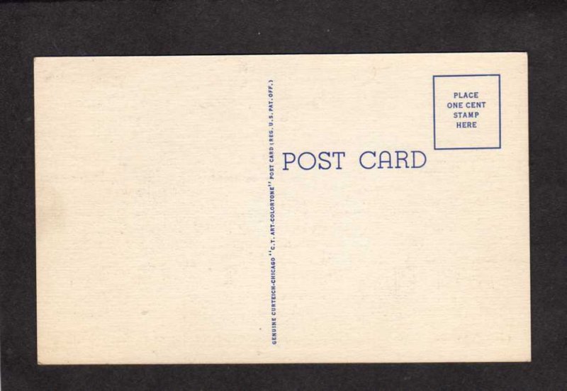 IL Officers Club Annex Camp Grant Illinois Postcard Military War