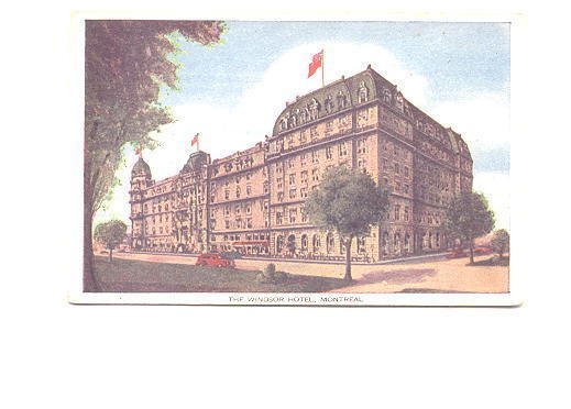The Windsor Hotel, Union Jack Flag, Montreal, Quebec