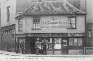 uk17365 old curiosity shop london  real photo uk