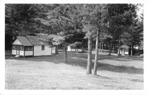 Ray Brook New York panoramic view Brown's Cabins real photo pc Z49132