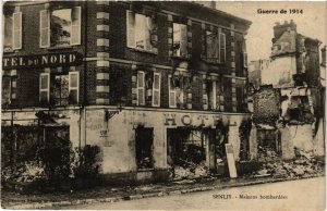 CPA SENLIS Maisons bombardées (377854)