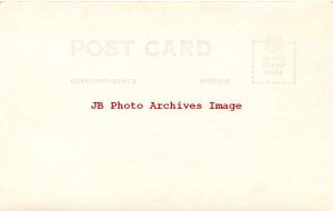 KS, Burlington, Kansas, RPPC, US Post Office Building, Entrance View, Photo