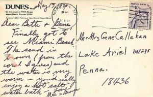 FL, Miami Beach, Florida, Dunes Motel, Graphco