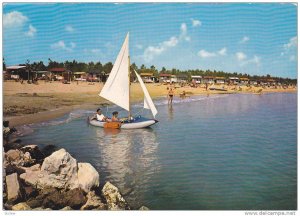 Sail Boat, Beach, Motel Camping, Jesolo-Pineta, Venezia, Venice, Veneto, Ital...