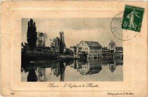 CPA MORET-sur-LOING L'Eglise et le Moulin (1320239)