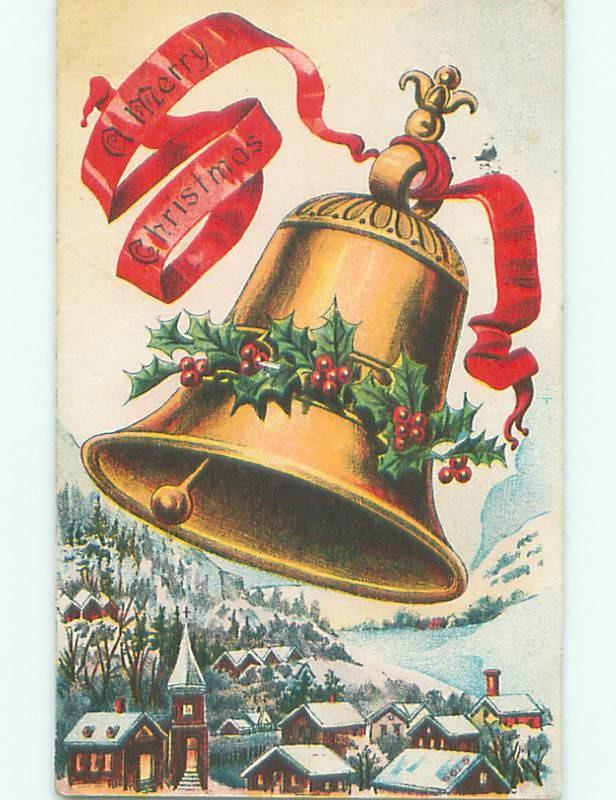 Divided-Back CHRISTMAS SCENE Great Postcard AA0239