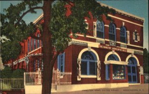 LINEN Postcard WASHINGTON DC Hamilton Arms Coffee House