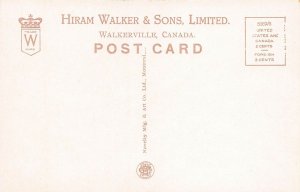 Hiram Walker & Sons Ltd. Walkerville, Ontario, Canada, early postcard, unused