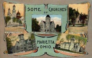 Some Churches of - Marietta, Ohio