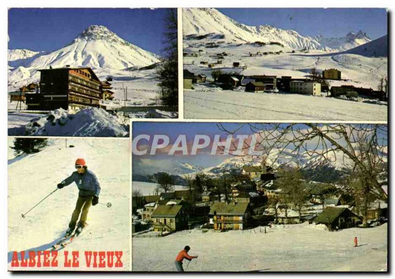 Postcard Modern Albiez Le Vieux Altitude Meters