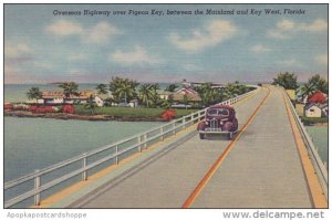Florida Pigeon Key Overseas Highway Over Pigeon Key Between The Mainland And ...