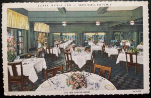 Vintage Postcard 1933 Santa Maria Inn Dining Room, Santa Maria, California (CA)