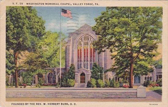 Washington Memorial Chapel Valley Forge Pennsylvania 1940