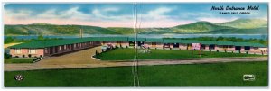 c1950's North Entrance Motel Roadside Klamath Falls Oregon OR Vintage Postcard