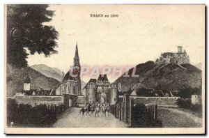 Old Postcard Thann in 1600