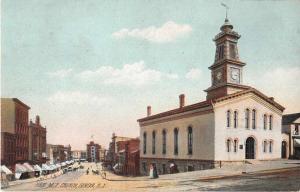 Geneva New York view of First Methodist Episcopal Church antique pc Z22597