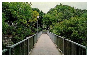 Postcard BRIDGE SCENE Mason City Iowa IA AU0525