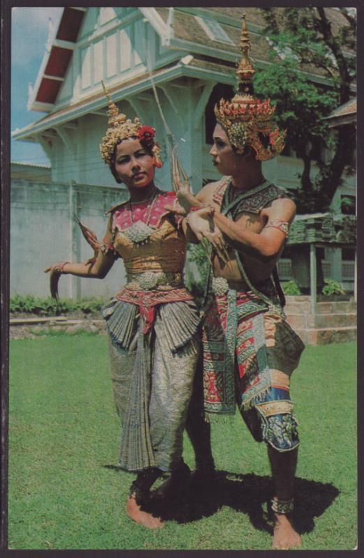 Thai Classical Dancing Postcard