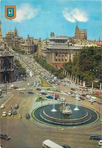 Postcard Spain Madrid city view