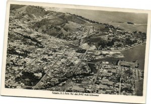 PC CPA NEW ZEALAND, NELSON FROM THE AIR, Vintage REAL PHOTO Postcard (b27169)