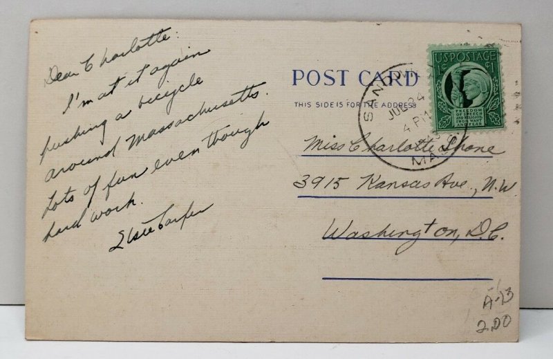 Cape Cod Mass An Old Cape Cod Grist Mill Postcard C14