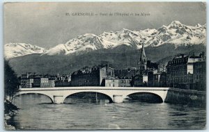 M-13362 Pont de I'Hopital et les Alpes Grenoble France