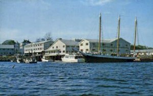 Fishermans Wharf in Boothbay Harbor, Maine