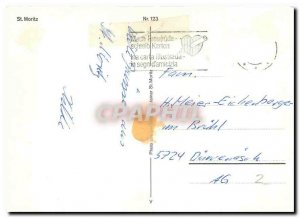 Modern Postcard Gruss aus St Moritz