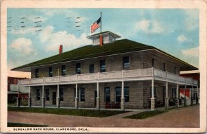 Postcard Bungalow Bath House in Claremore, Oklahoma