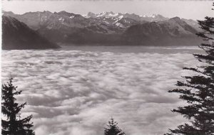 Switzerland Blick vom Rigi Nebelmeer 1955 Photo