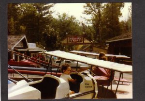 PA Magic Valley Amusement Park Airplane Ride Bushkill Pennsylvania Postcard