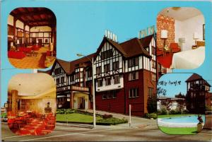 Eureka Inn Eureka CA California Multiview Vintage Postcard D51