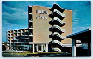 KANSAS CITY, MO Missouri ~ Roadside Quality Hill ~ HILTON INN 1966 Postcard