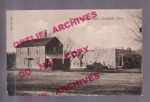 Humboldt IOWA c1910 POULTRY PACKING PLANT Factory MAIN STREET nr Fort Dodge IA