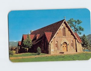 Postcard Our Lady of the Mountains (Catholic Church) Estes Park Colorado USA